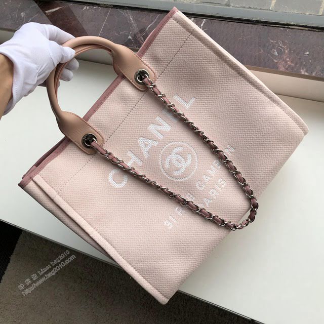 Chanel女包 66941 香奈兒經典款沙灘包 Chanel帆布購物袋  djc4031